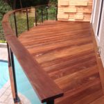 IPE deck with glass railing