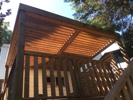 Sienna pressure treated Pergola